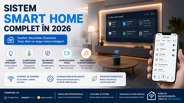Sistem Smart Home complet în 2026